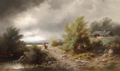 Aufziehendes Gewitter